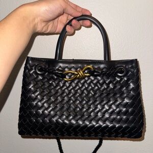 Black Woven Bag